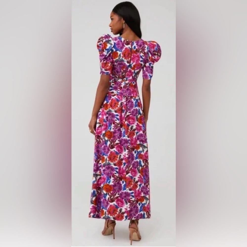 For Love & Lemons Cassandra Floral Maxi Dress M - Picture 2 of 11
